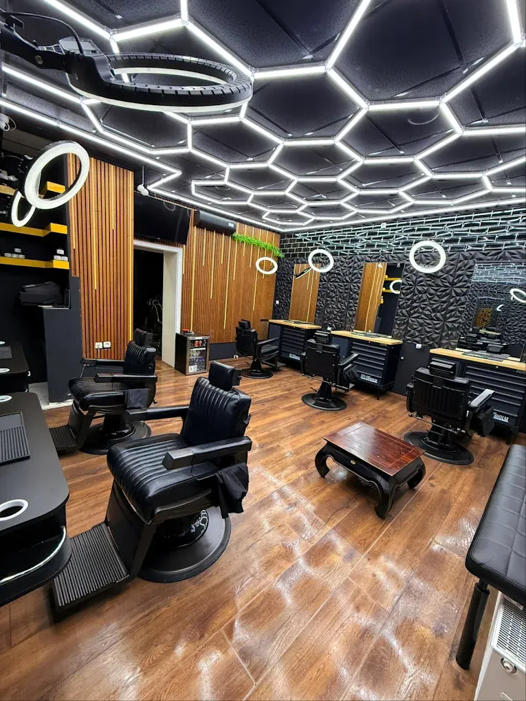 Innenraum von Sarko's Barbershop Nürnberg